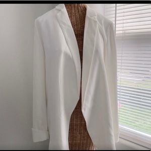 J Crew white suit
